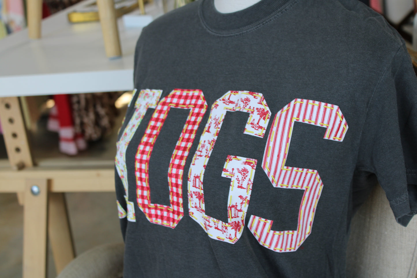 HOGS Quilted Puff Tee
