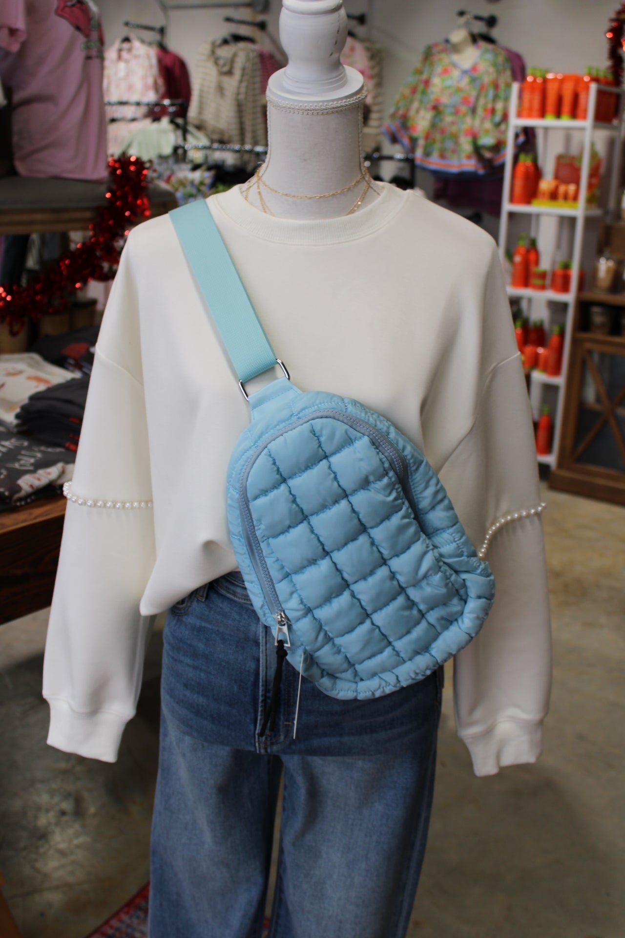 Quilted Sling Bag
