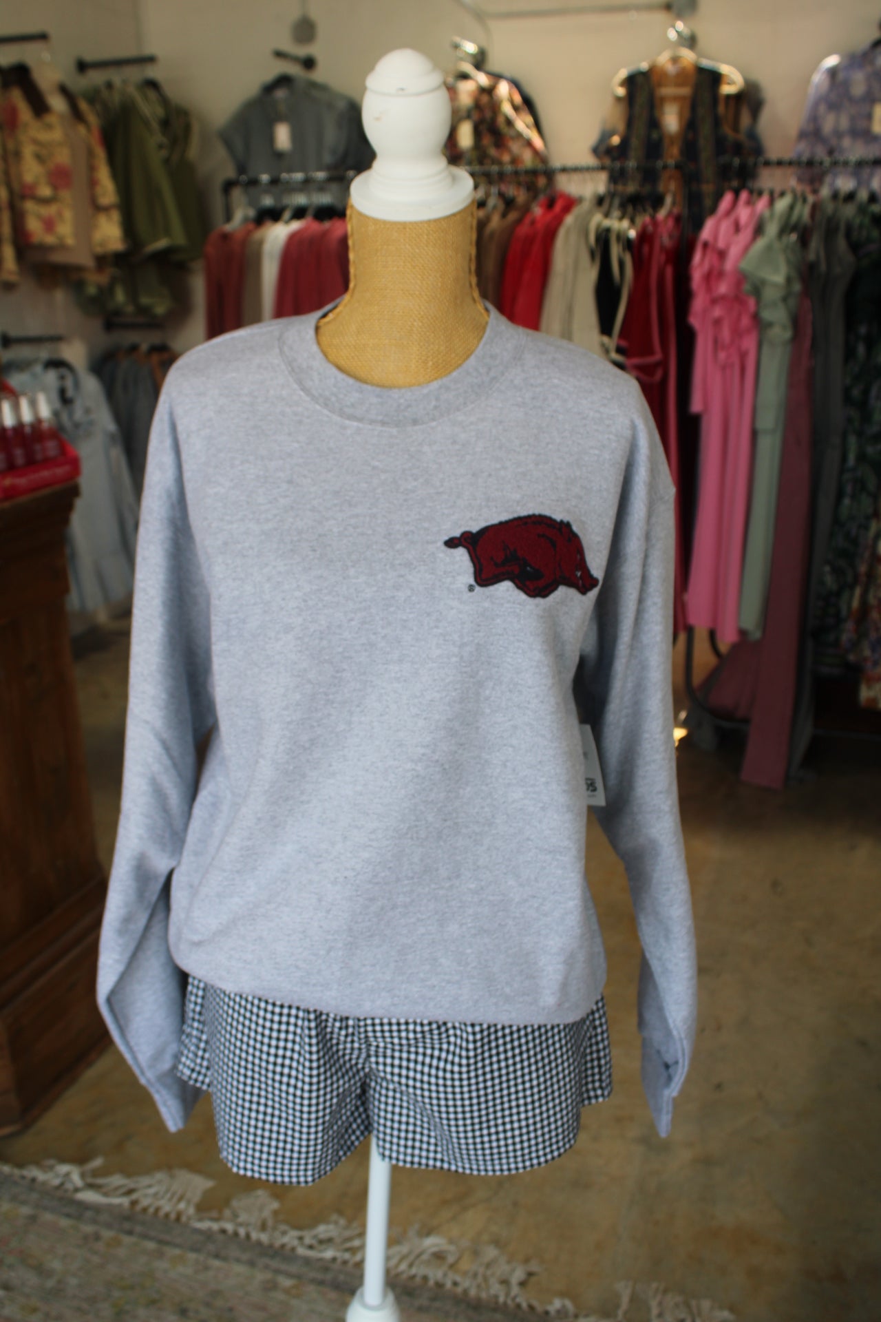 Arkansas Razorbacks - Chenille Patch Sweatshirt