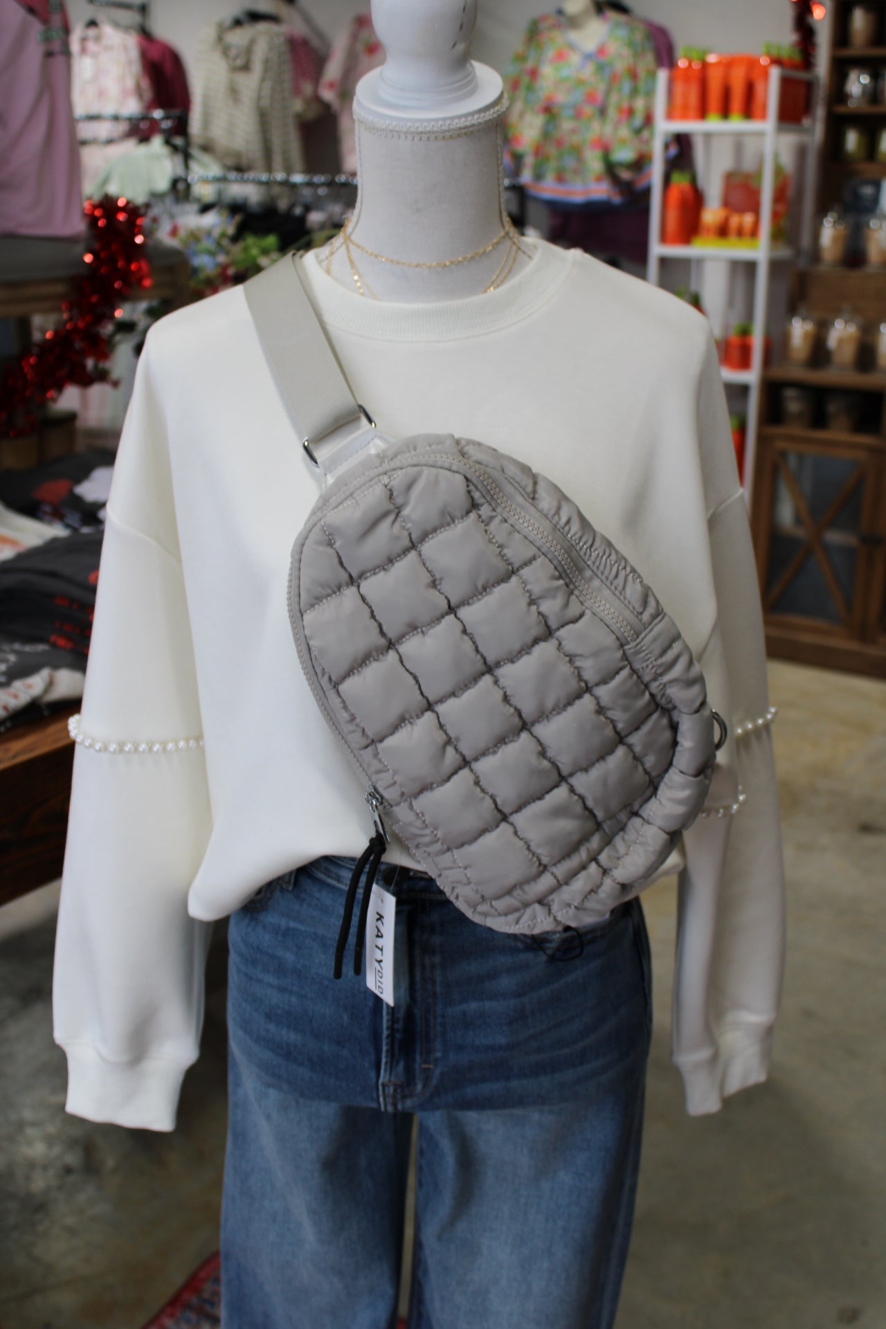 Quilted Sling Bag