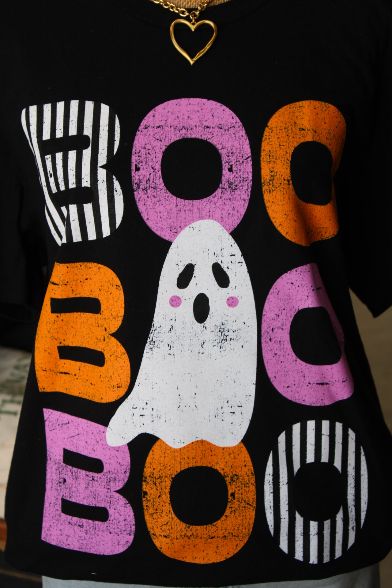 Boo Stacked Tee