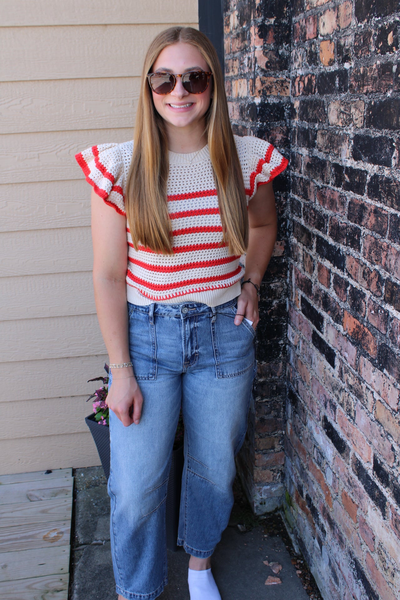 Sammie Denim Barrel Jeans - Hidden