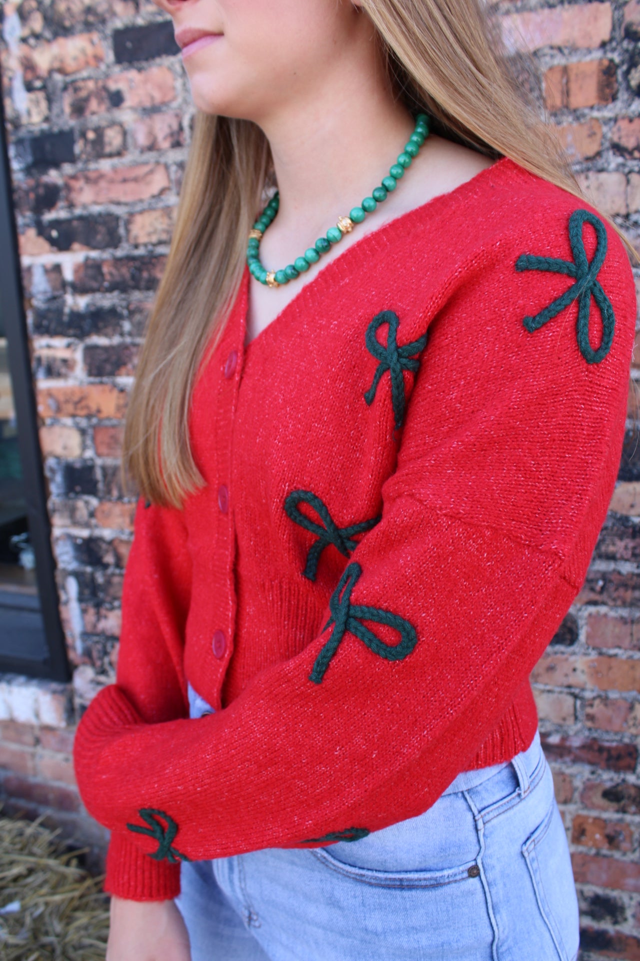 Holly Bow Cardigan