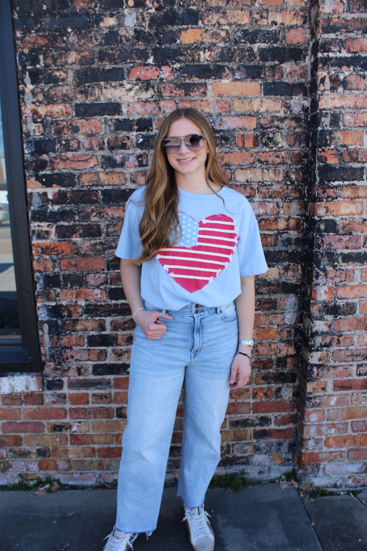 Heart Flag Top