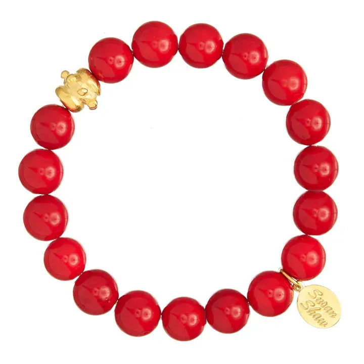Bailey Red Bracelet - Susan Shaw
