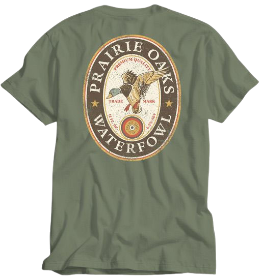 Prairie Oaks Beer Label Tee