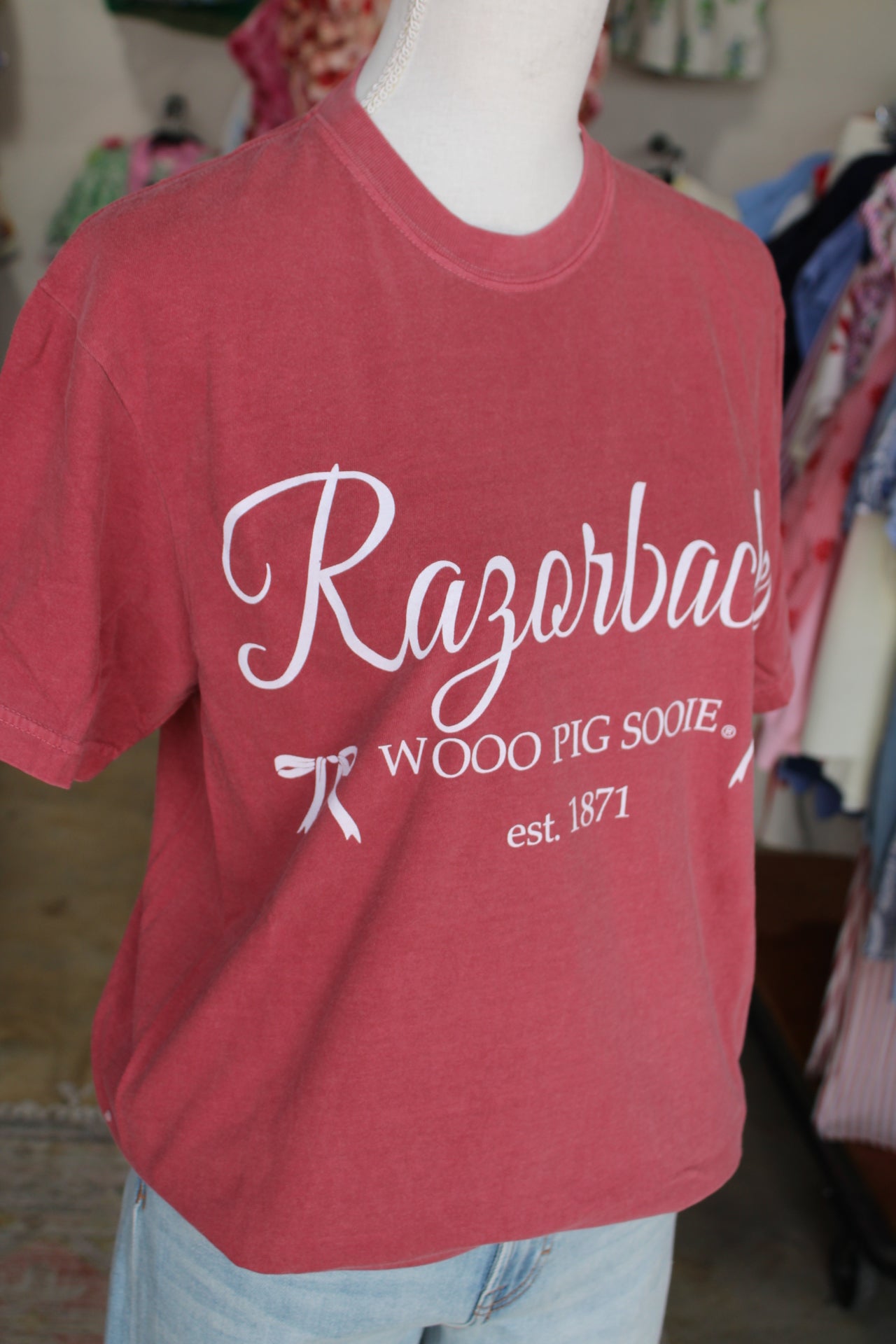Arkansas Razorbacks Bow Tee