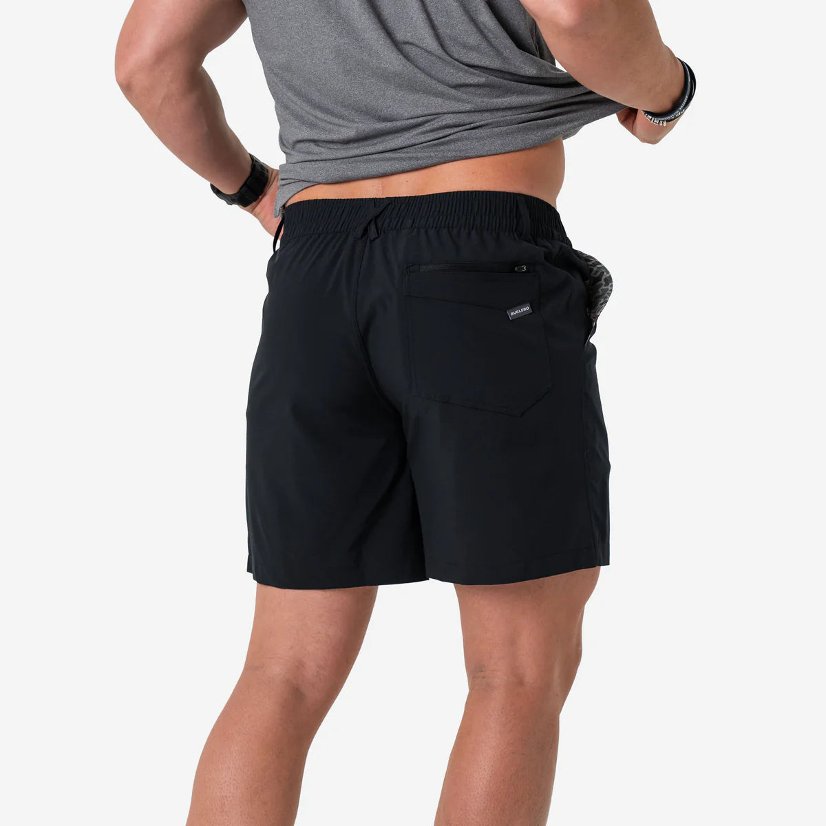 Everyday Shorts - Matte Black 7in - Burlebo