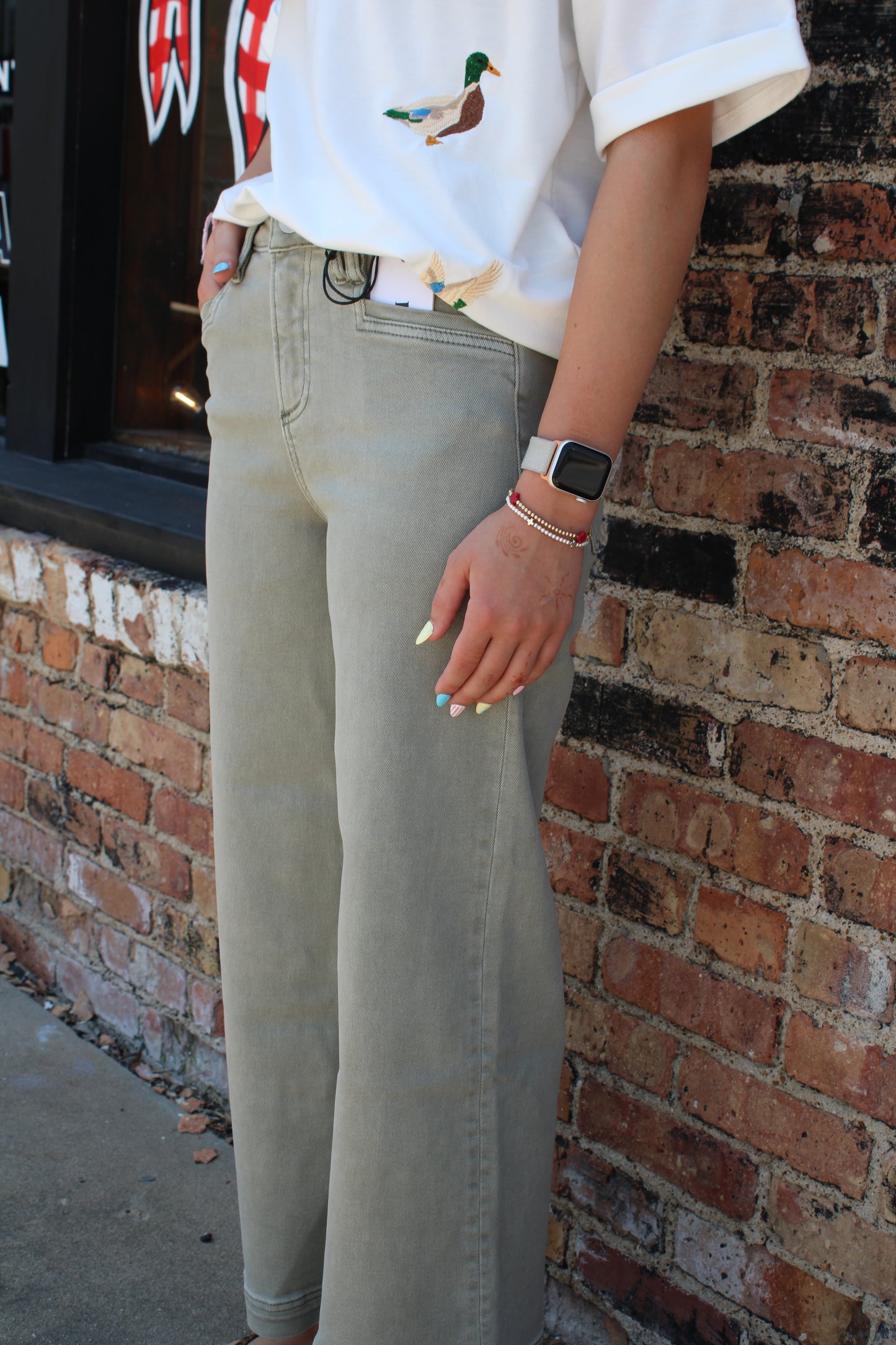 Summer Green-Mica Denim
