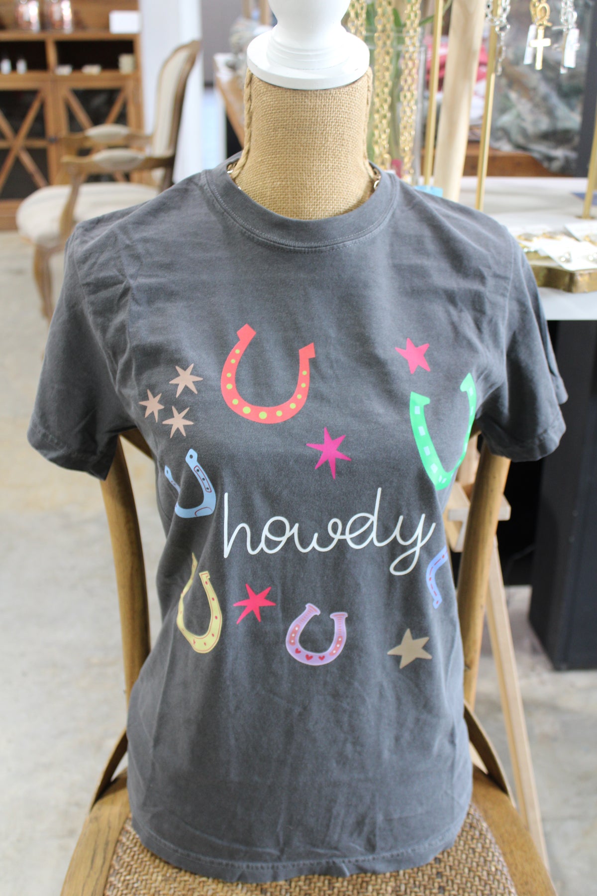 Howdy Horseshoe Tee
