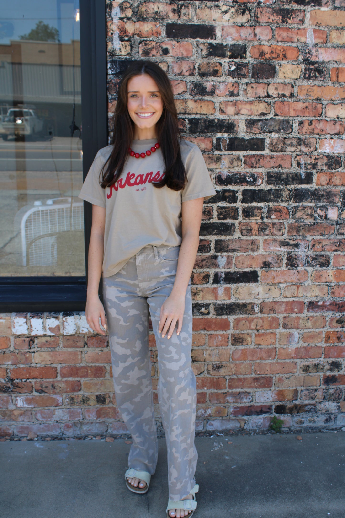 Logan Tan Camo Jeans