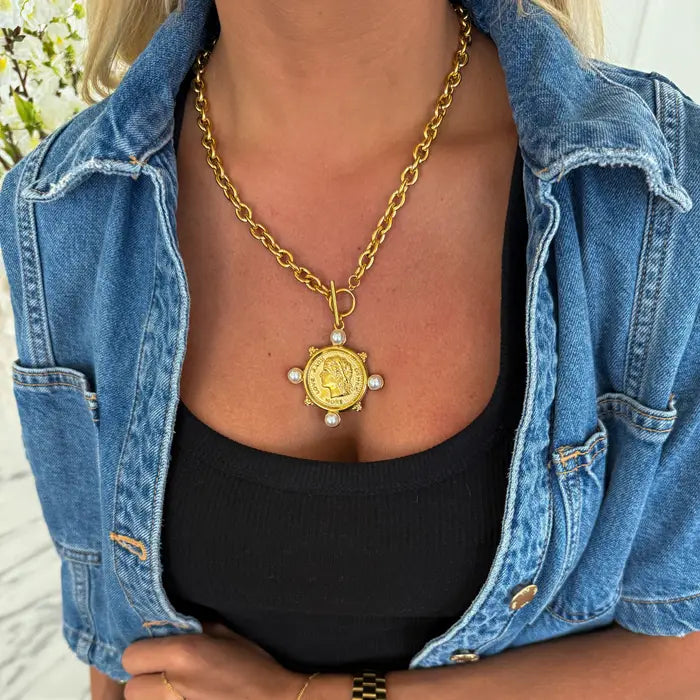 Pearl Coin Necklace CSP