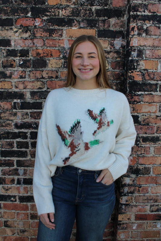 Duck Sweater - Cream