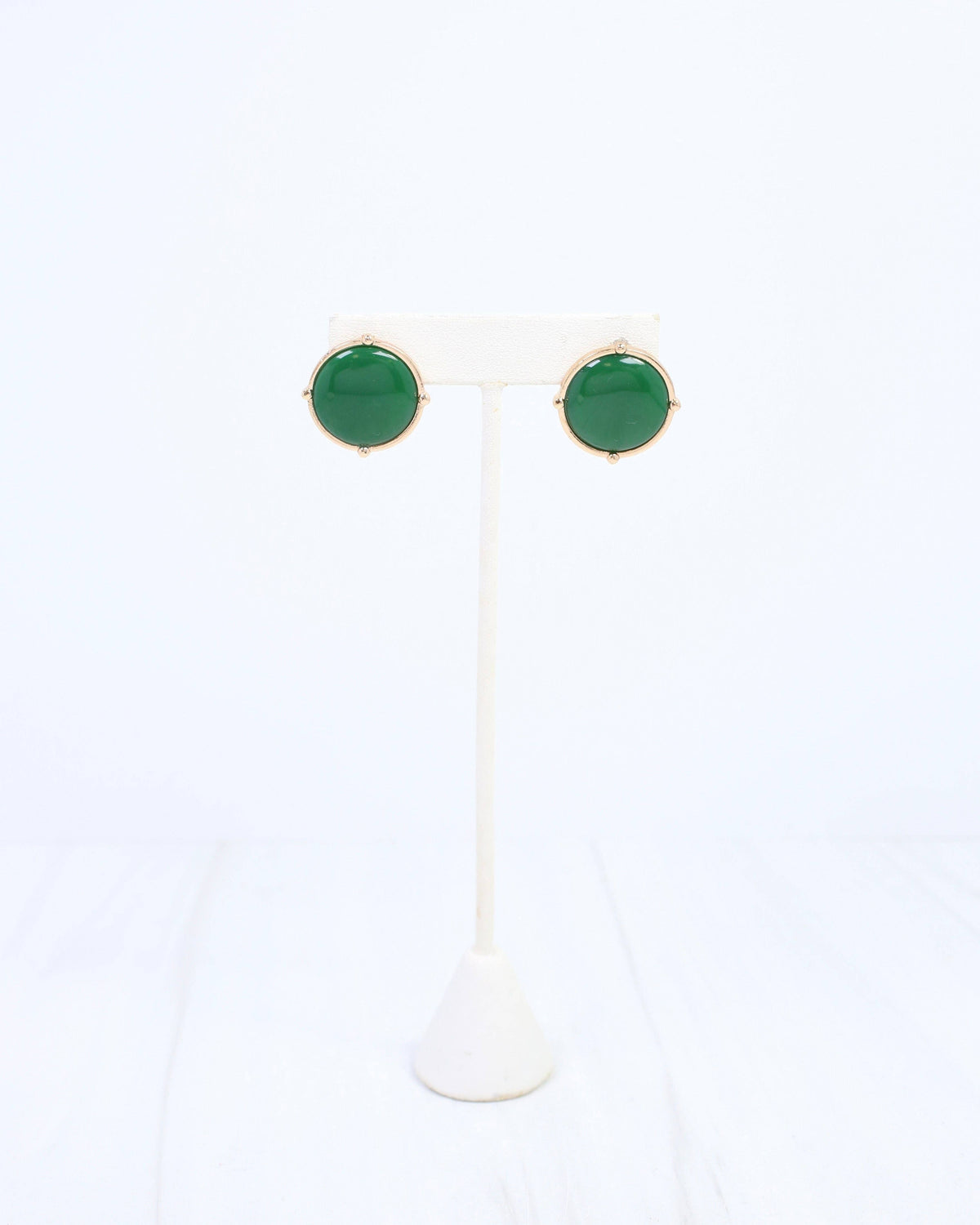 McKinley Stud Earring Green