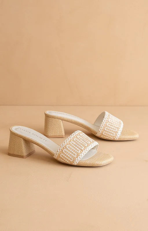 The Francesca | Natural Jute Mule Slide