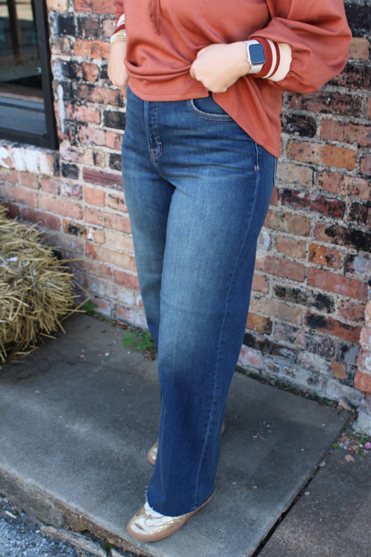 Logan Dark Denim Jeans 31" Hidden