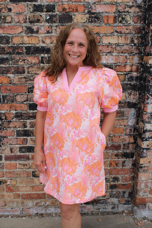 Peach Dress