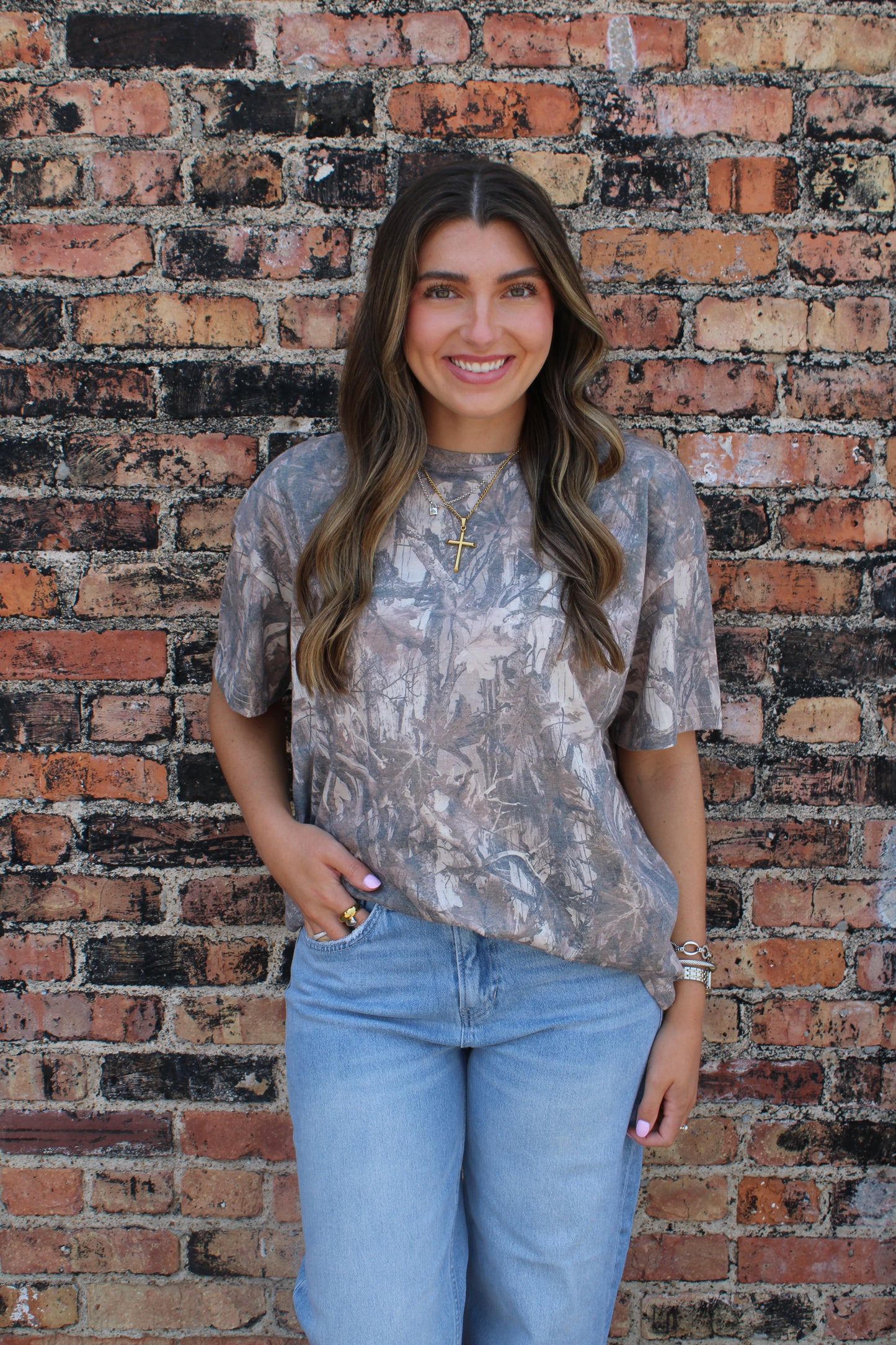 Oversized Camo Tee