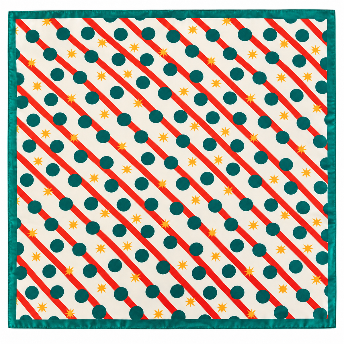 Printed Christmas Holiday Silky Scarfs