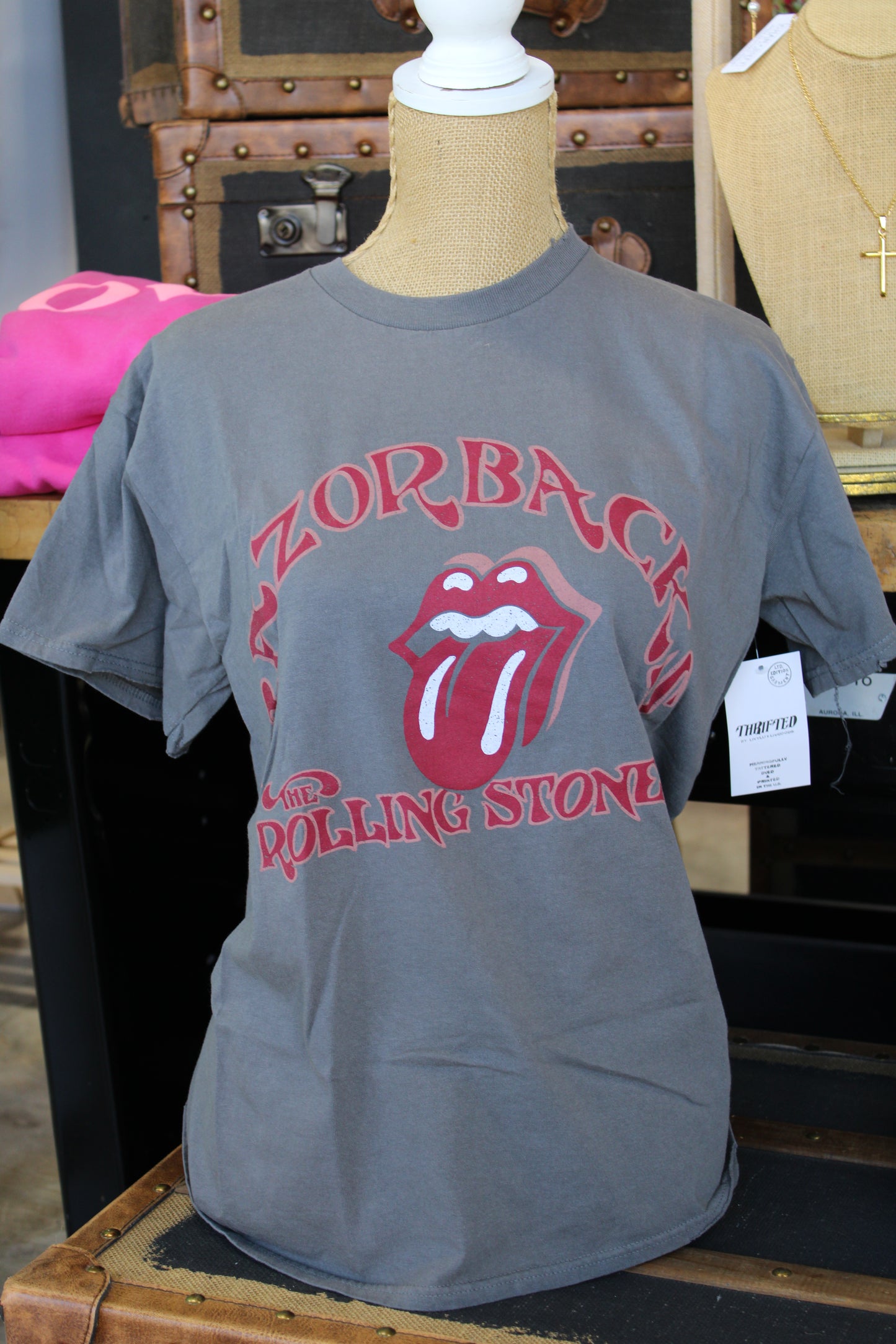 Rolling Stones Razorback Psych Thrifted Tee