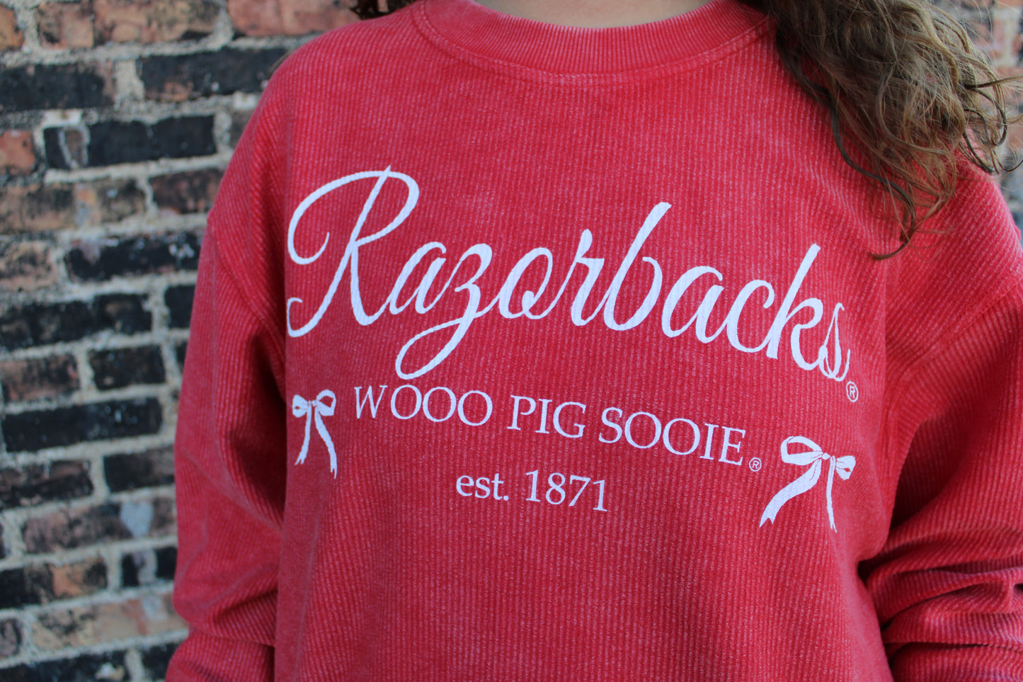 Razorback Bow Sweatshirt