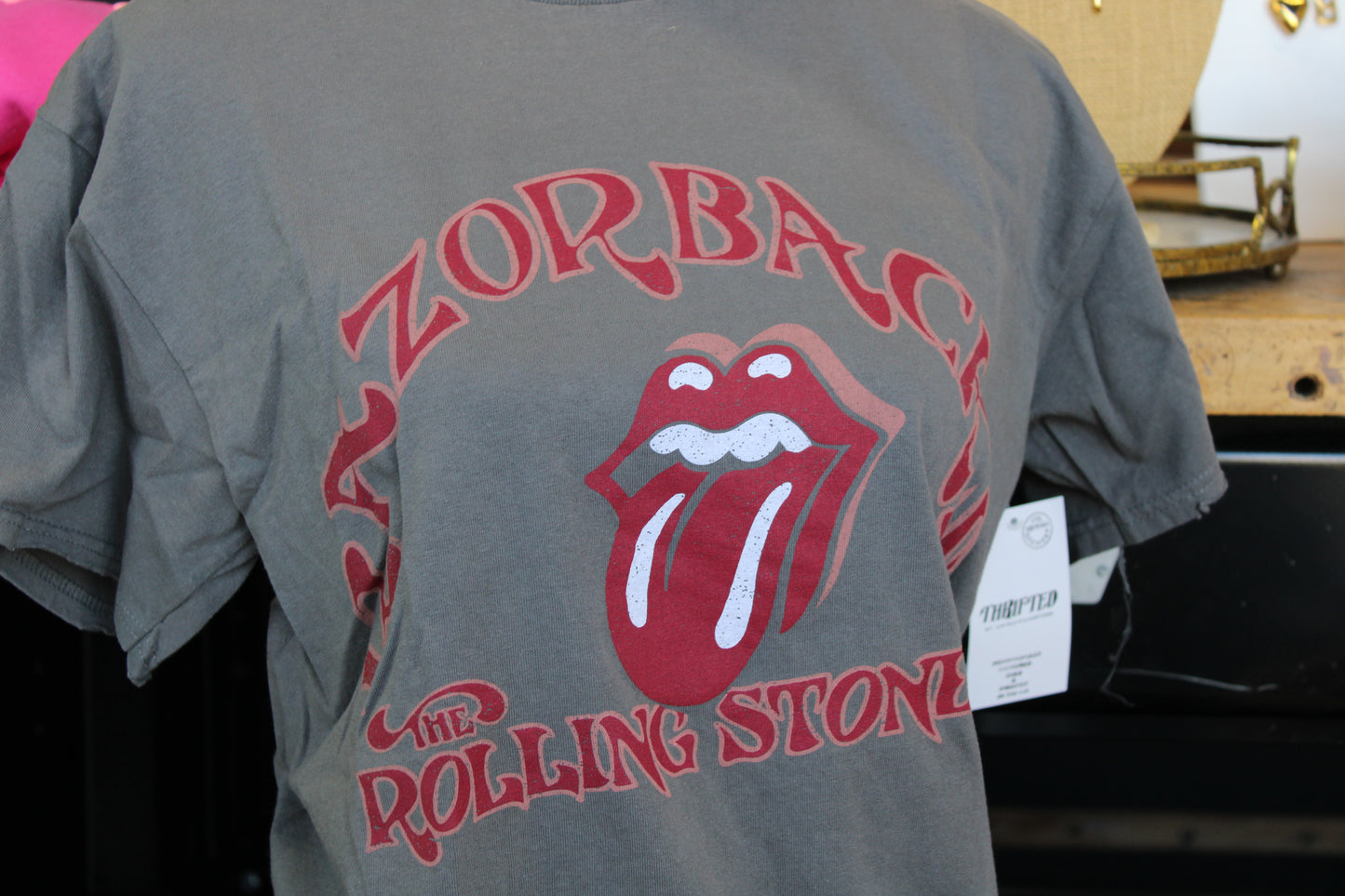 Rolling Stones Razorback Psych Thrifted Tee