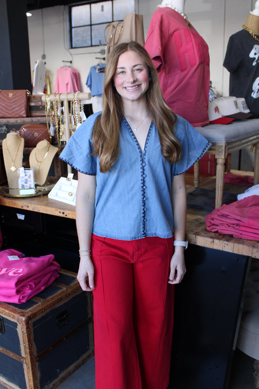 Indigo Top