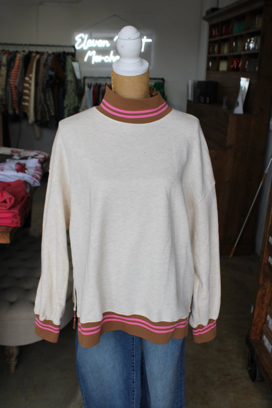 Pardi Mock Neck Sweatshirt