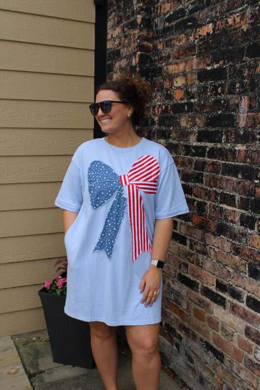 Flag Bow Dress