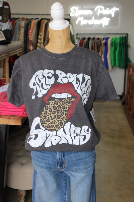 The Rolling Stones Leopard Tee