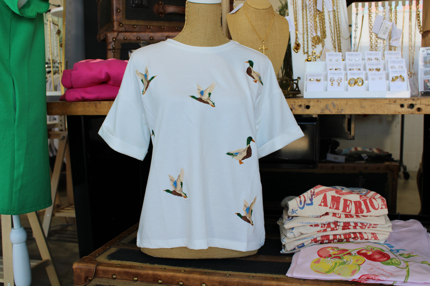 Mallard Duck Embroidered Tee