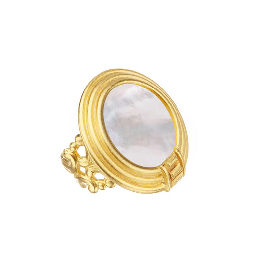 Roma Ring - Mother of Pearl - Susan Shaw