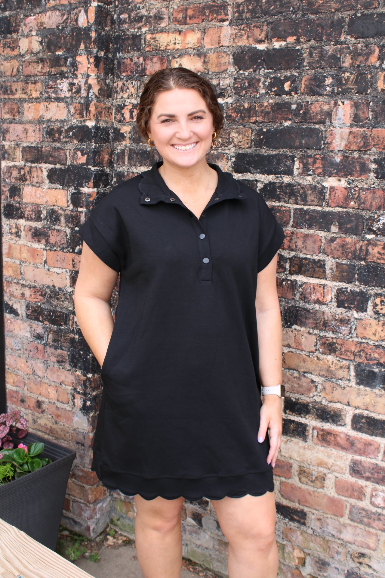 Scallop Dress