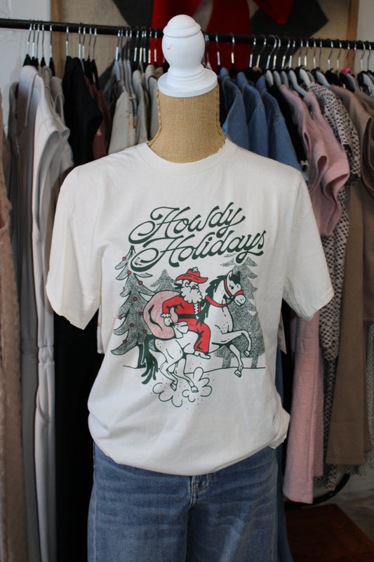 Howdy Holidays Tee