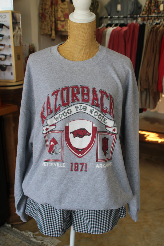 Razorbacks Prep Patch Sweatshirt