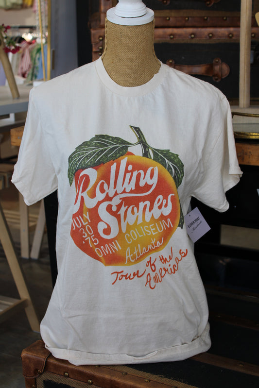 Rolling Stones Peach Thrifted Tee