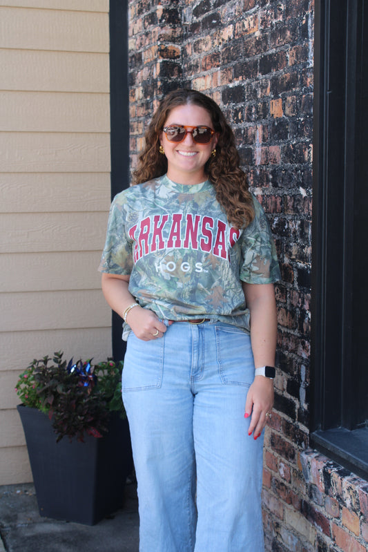 Arkansas Camo Tee