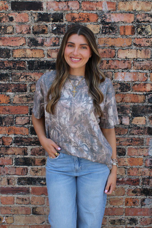 Oversized Camo Tee