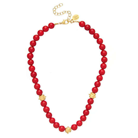 Bailey Red Necklace - Susan Shaw