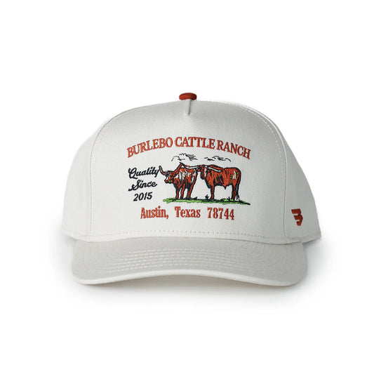 Cattle Ranch Cream Hat - Burlebo
