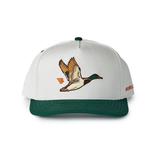 Flying Ducks - Cream & Green Hat - Burlebo