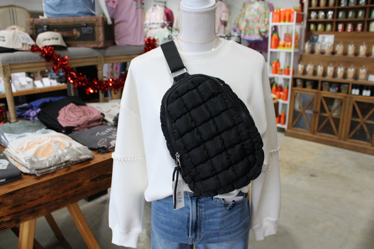 Quilted Sling Bag