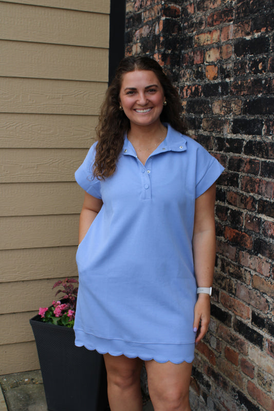 Scallop Dress