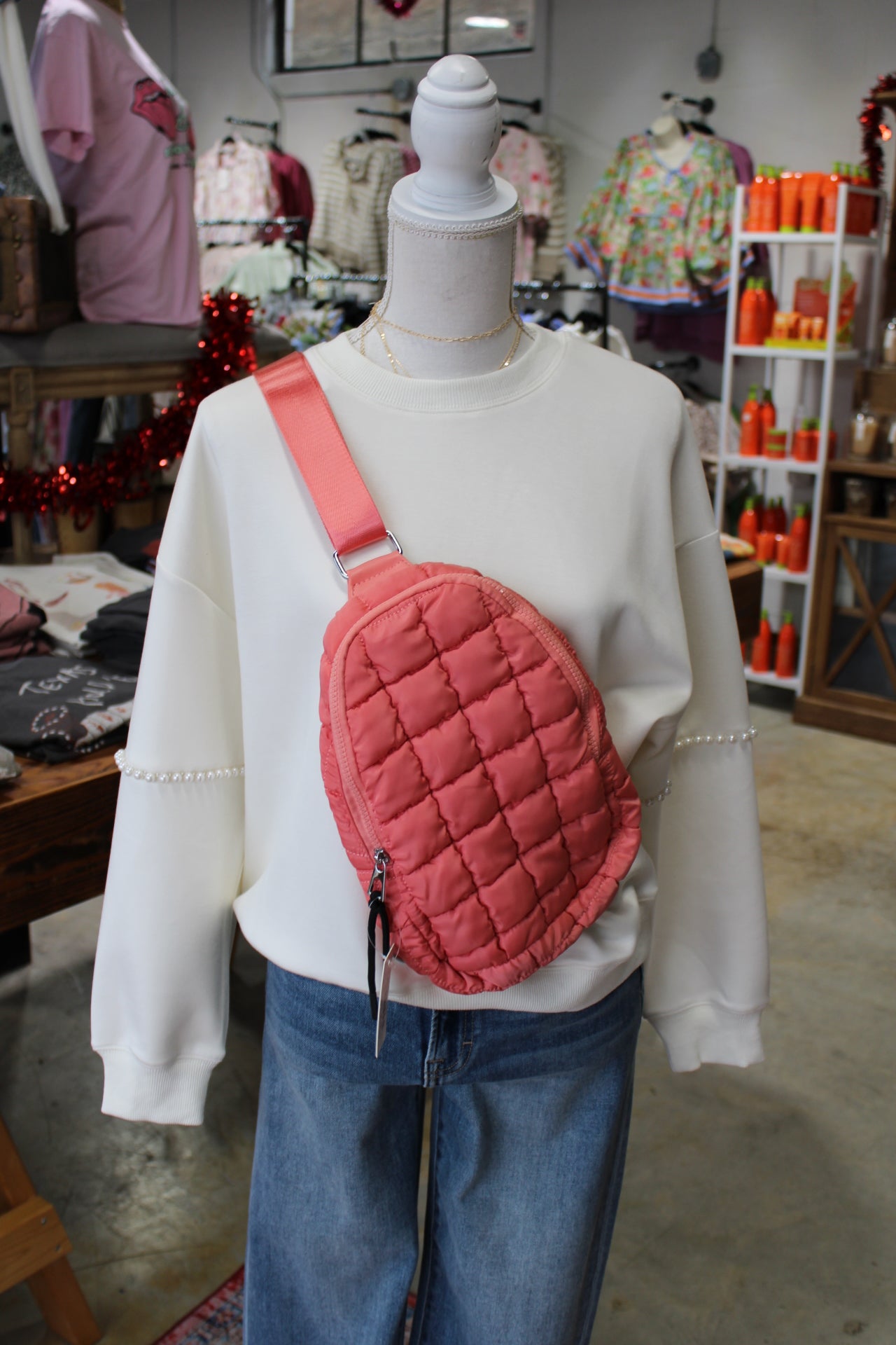 Quilted Sling Bag