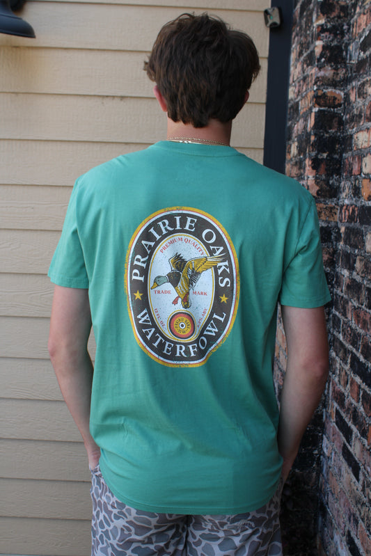 Prairie Oaks Beer Label Tee