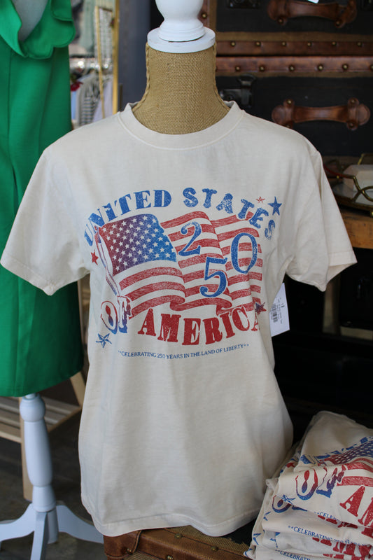 4th of July 250th Tee