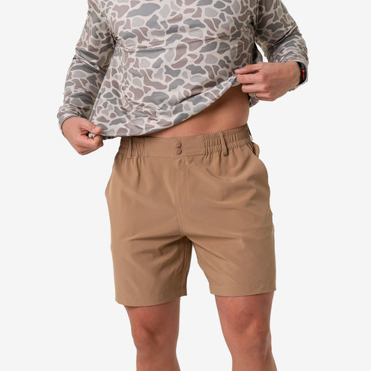 Everyday Shorts - Desert Tan 7in - Burlebo
