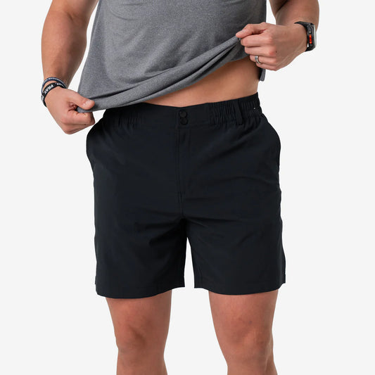Everyday Shorts - Matte Black 7in - Burlebo