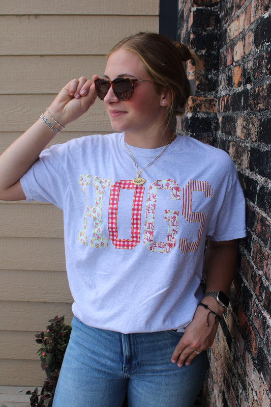 Hogs Quilted Puff Tee