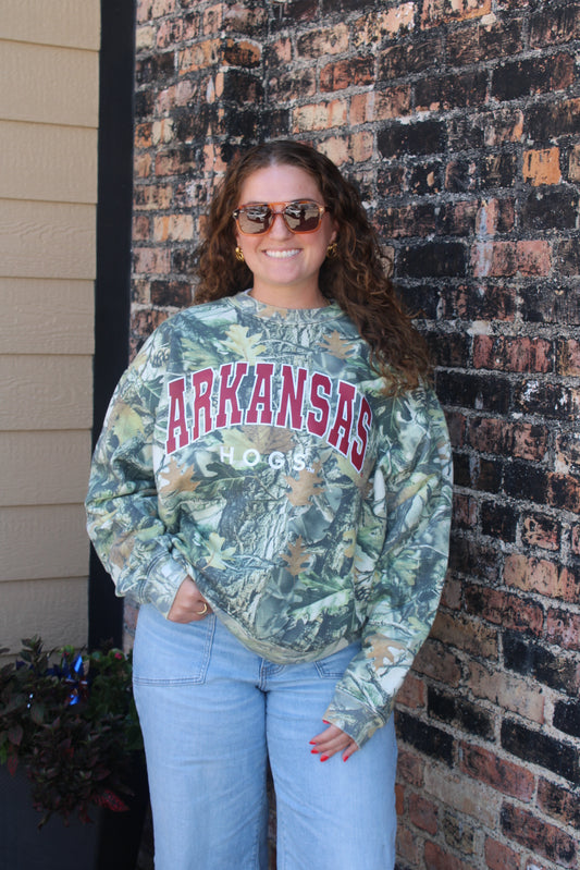 Arkansas Camo Sweatshirt